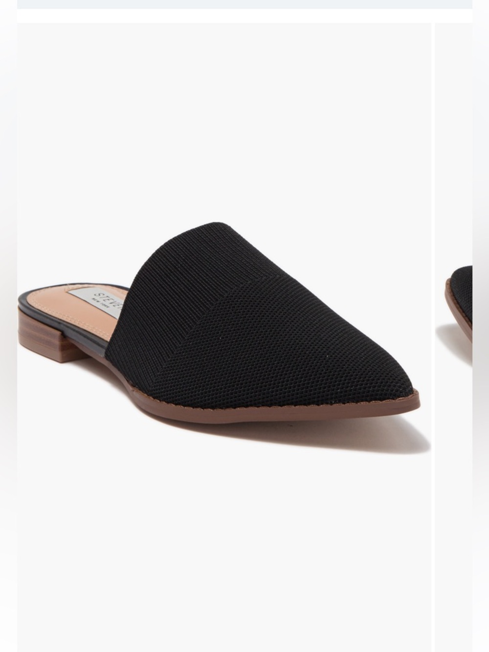 Steven New York Black Valdez Knit Mule